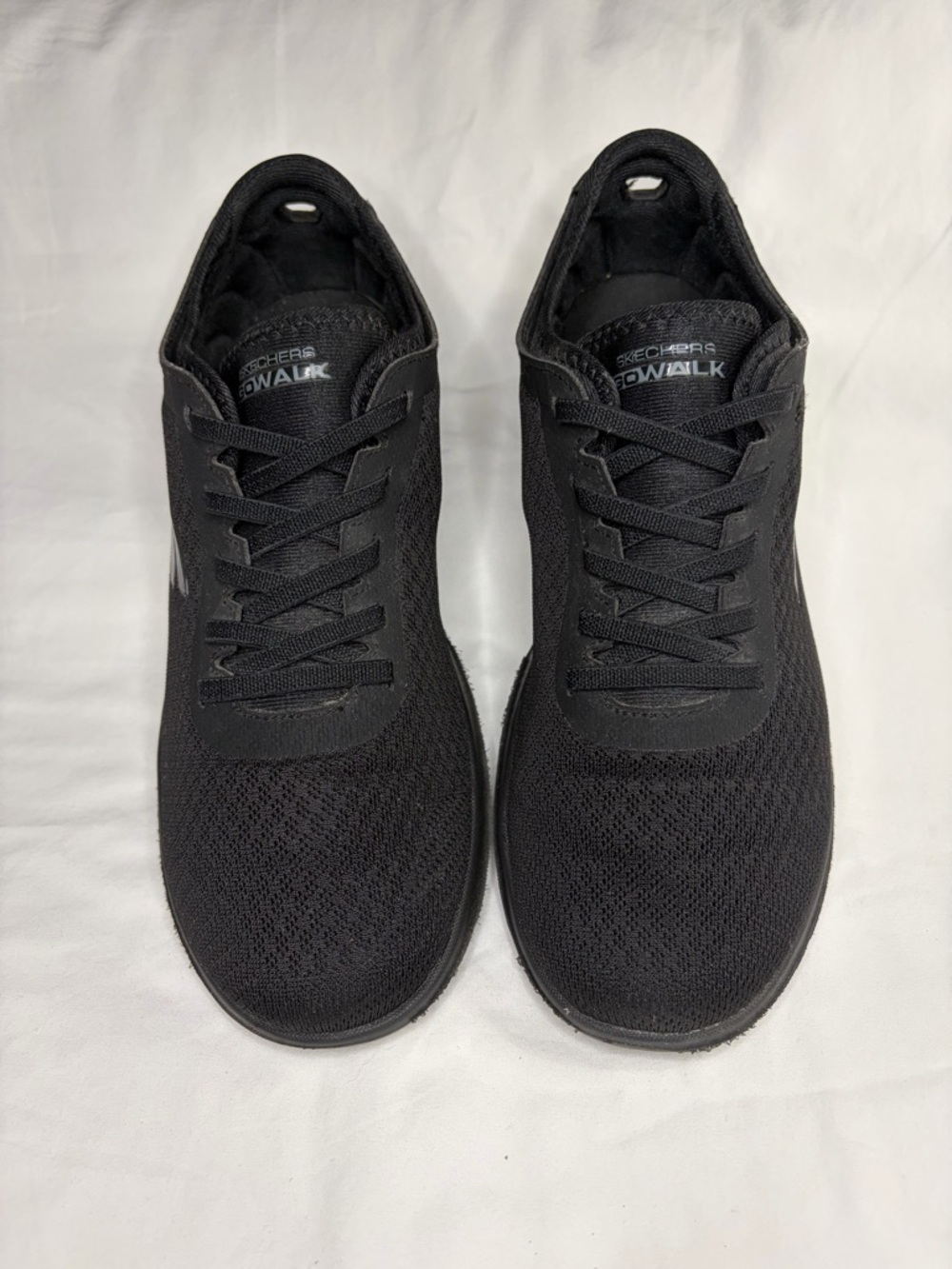 Skechers Women’s Black GO WALK Slip-On Sneakers